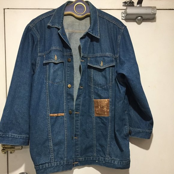 VINTAGE LIZ MOODY SPORT TALL DENIM JACKETS SIZE L - Picture 2 of 8